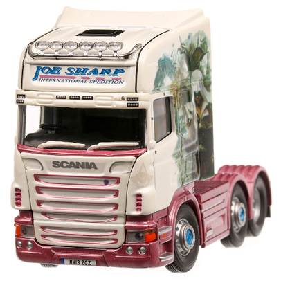 Scania R Topline 6x2 RHD 2009 macheta  cap tractor, scara 1:50, alb, Corgi