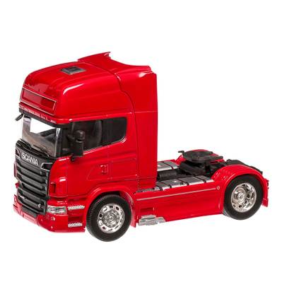 Scania R730 V8 4x2 2016, macheta cap tractor scara 1:32, rosu, Welly