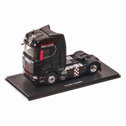 Scania S730 BRM 2016, macheta cap tractor scara 1:43, negru, Eligor