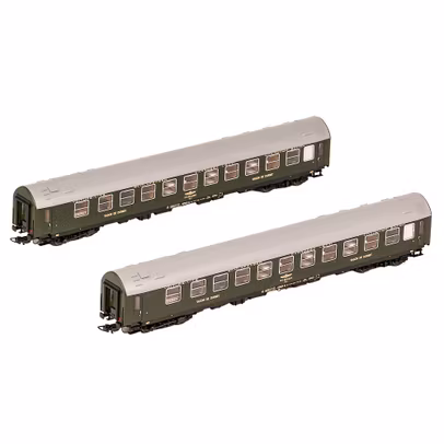 Set doua vagoane de dormit CFR epoca IV seria 60-41 HO - AF22001