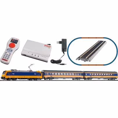 Set Start Digital Piko SmartControl WLAN HO 59016 cu locomotivă BR 185 NS și 2 vagoane IC