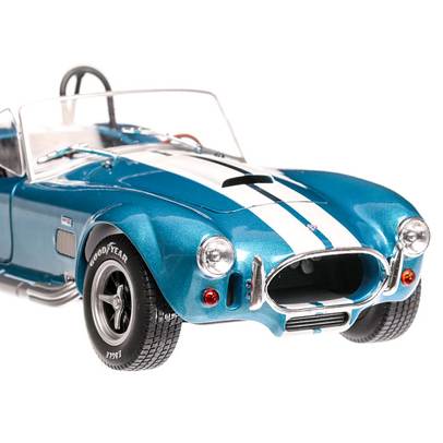Shelby AC Cobra 427 MKII, 1965 macheta auto scara 1:18, albastru metalizat, window box, Solido