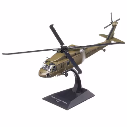 Macheta elicopter Sikorsky UH-60 Black Hawk SUA 1979 verde 1:72