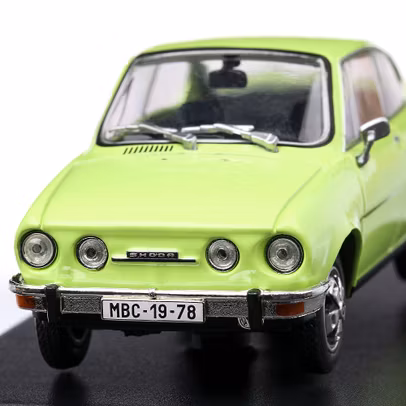 Skoda 110R 1973, macheta auto scara 1:43, verde, Abrex