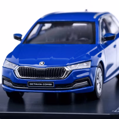 Macheta auto Skoda Octavia IV Station Wagon 2020, scara 1:43, albastru, Abrex
