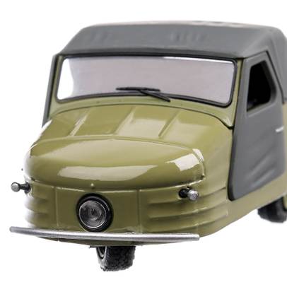 SMZ S-1L  cu 3 roti 1950, macheta auto, verde, scara 1:43, Magazine Models