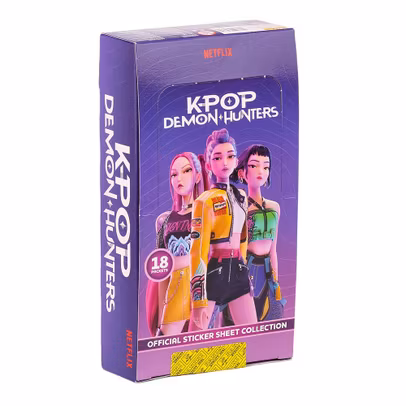 Stickere KPop Demon Hunters Panini - Cutie 18 Plicuri, 324 Stickere
