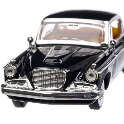 Studebaker Golden Hawk 1958, macheta auto scara 1:43, negru, Lucky Die Cast