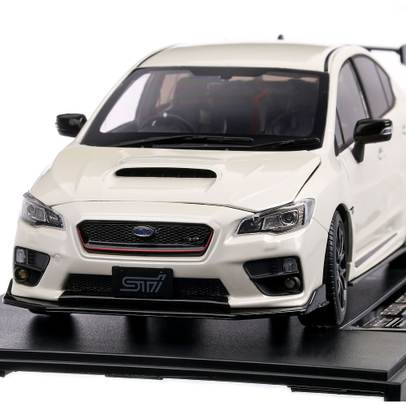 Subaru WRX STi S207 NBR 2015, macheta auto, scara 1:18, alb, SunStar