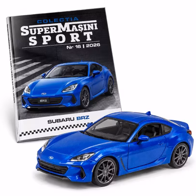 Supermasini Sport Nr.16 Subaru BRZ albastru macheta auto Welly