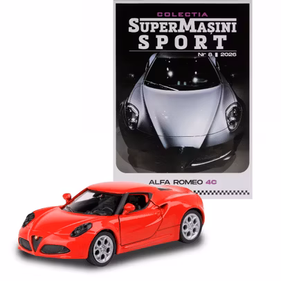 Supermasini Sport Nr.8 - Alfa Romeo 4C - Macheta 1:34-1:39