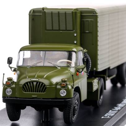 Tatra 138NT 4X4 cu semiremorca frigorifica Czech Army 1970, scara 1:43, verde olive, Start Scale Models
