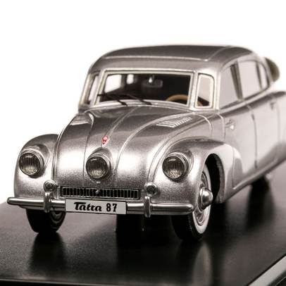 Tatra 87 1940, macheta auto, scara 1:43, argintiu, Neo