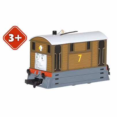 Toby the Tram Engine cu Ochi Mobili - Scara OO/HO (1:87) - Bachmann 58747BE