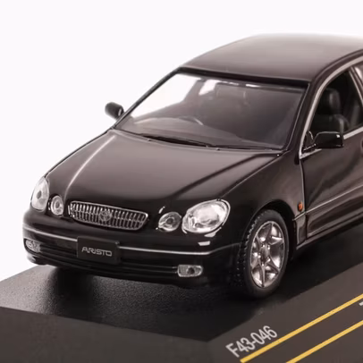 Toyota Aristo 2001, macheta auto scara 1:43, negru, First 43 Models