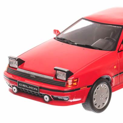 Toyota Celica ST165 1990, macheta auto, scara 1:18, rosu, window box, IXO