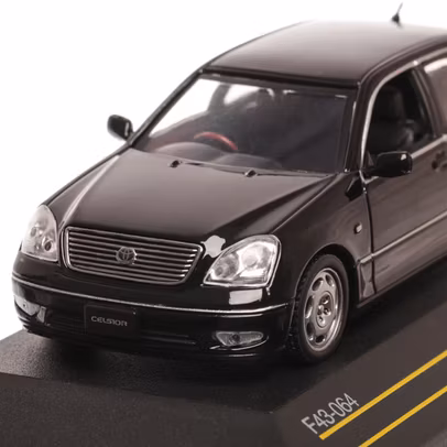 Toyota Celsior 2001, macheta auto scara 1:43, negru, First 43 Models