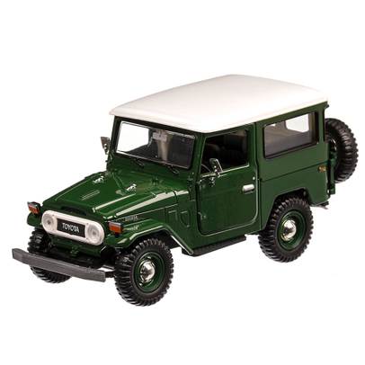 Toyota FJ40 2001, macheta SUV, scara 1:24, verde inchis, Motormax