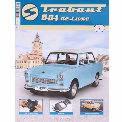 Trabant 601 Deluxe Nr 7 aripi spate kit construibil 1:8 Hachette