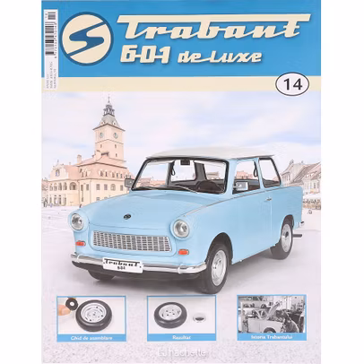 Trabant 601 Deluxe Nr 14 panoul posterior al podelei kit construibil 1:8 Hachette