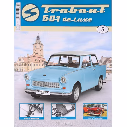 Trabant 601 Deluxe Nr 5 podeaua masinii kit construibil 1:8 Hachette - revista