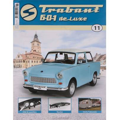 Trabant 601 Deluxe Nr 11 bord si vitezometru kit construibil 1:8 Hachette - revista