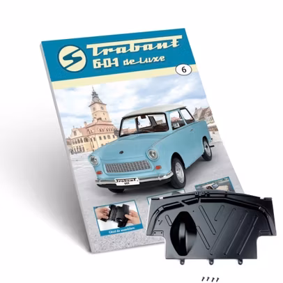 Trabant 601 Deluxe Nr 6 podeaua portbagajului kit construibil 1:8 Hachette