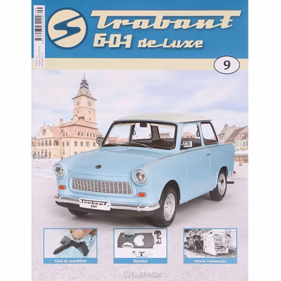Trabant 601 Deluxe Nr 9 perete despartitor si pompa de frana kit construibil 1:8 Hachette