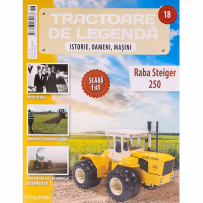 Nr.18 - Raba-Steiger 250 Ungaria - Tractoare de legenda - 1:43 Hachette