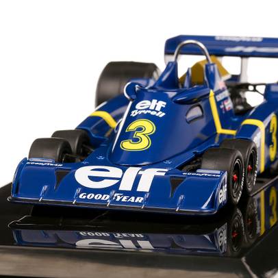 Tyrrell P34 #3 JODY SCHECKTER 1976, macheta auto scara 1:24, albastru, Atlas