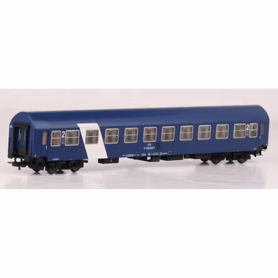 Vagon CFR clasa II Y/B-70 albastru indigo Epoca V scara 1:87 Amintiri Feroviare AF22004