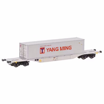 Vagon Marfa Sgns CFR Marfa cu Container Yang Ming 40ft - H0, AF30051 Amintiri Feroviare