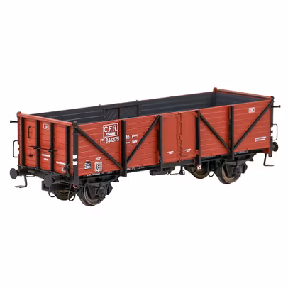 Vagon gondola ISFF CFR epoca III HO - Amintiri Feroviare AF22053 - vedere 3/4 stanga fata