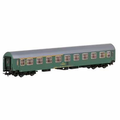 Vagon mixt CFR clasa I II Y B-70 verde 51 53 39-50 003-2 H0 1:87 AF22007 Amintiri Feroviare