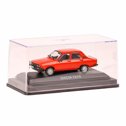 Vitrina Expunere Machete 1:43 Negru – Stil Compact si Protectie Eficienta-vedere cu o macheta in interior