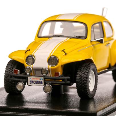 Volkswagen Baja Bug 1969, macheta auto, scara 1:43, galben cu alb, Neo