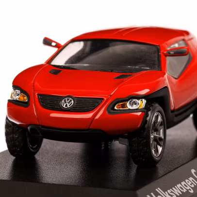 Volkswagen concept T Buggy 2003, macheta  auto, scara 1:43, rosu, Norev