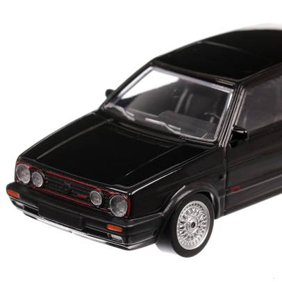 Volkswagen Golf 2 GTi G60 1990, macheta auto scara 1:43, negru, Norev