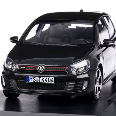 Volkswagen Golf 6 GTI 2009, macheta auto, scara 1:18, gri, Norev