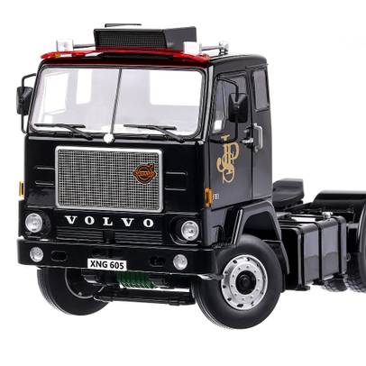 Volvo F88 Jos F1-Team 1978, macheta cap tractor, scara 1:18, negru, Road Kings