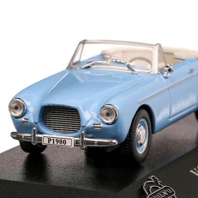 Volvo P1900 Sport Cabrio 1956, macheta auto scara 1:43, bleu, Atlas