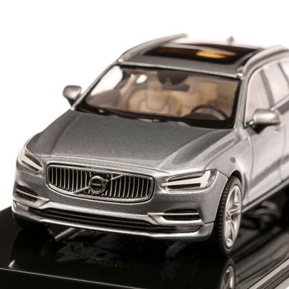 Volvo V90 2018, macheta  auto, scara 1:43, argintiu, Norev