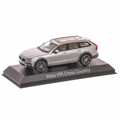 Volvo V90 Cross Country  2017, macheta auto,  scara 1:43, argintiu, Norev
