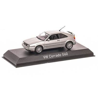 Volkswagen Corrado G60 1990, macheta auto,  scara 1:43, argintiu, Norev