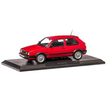 Volkswagen Golf 2 GTI 1990, macheta auto,  scara 1:18, rosu, Norev