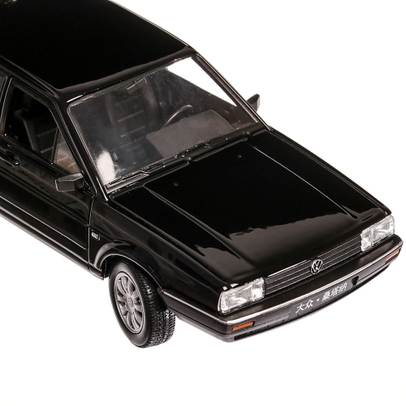 Volkswagen Santana B2 1985, macheta auto, scara 1:24, negru, Welly