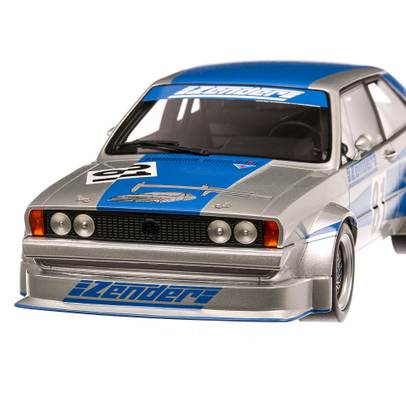 VW Scirocco I Gr. 2, No.81, Zender, DRM, 1978, macheta  auto, scara 1:18, bleu metalizat, BoS-Models