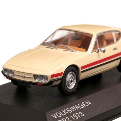 VW SP2 1973, macheta auto scara 1:43, bej, White Box
