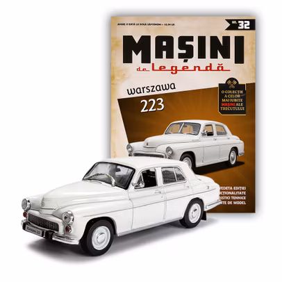 Macheta Warszawa 223 alb Masini de Legenda Nr.32 1:43 DeAgostini