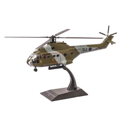 Elicopter Westland SA330E Puma UK 1969, camuflaj verde, macheta elicopter scara 1:72, Atlas